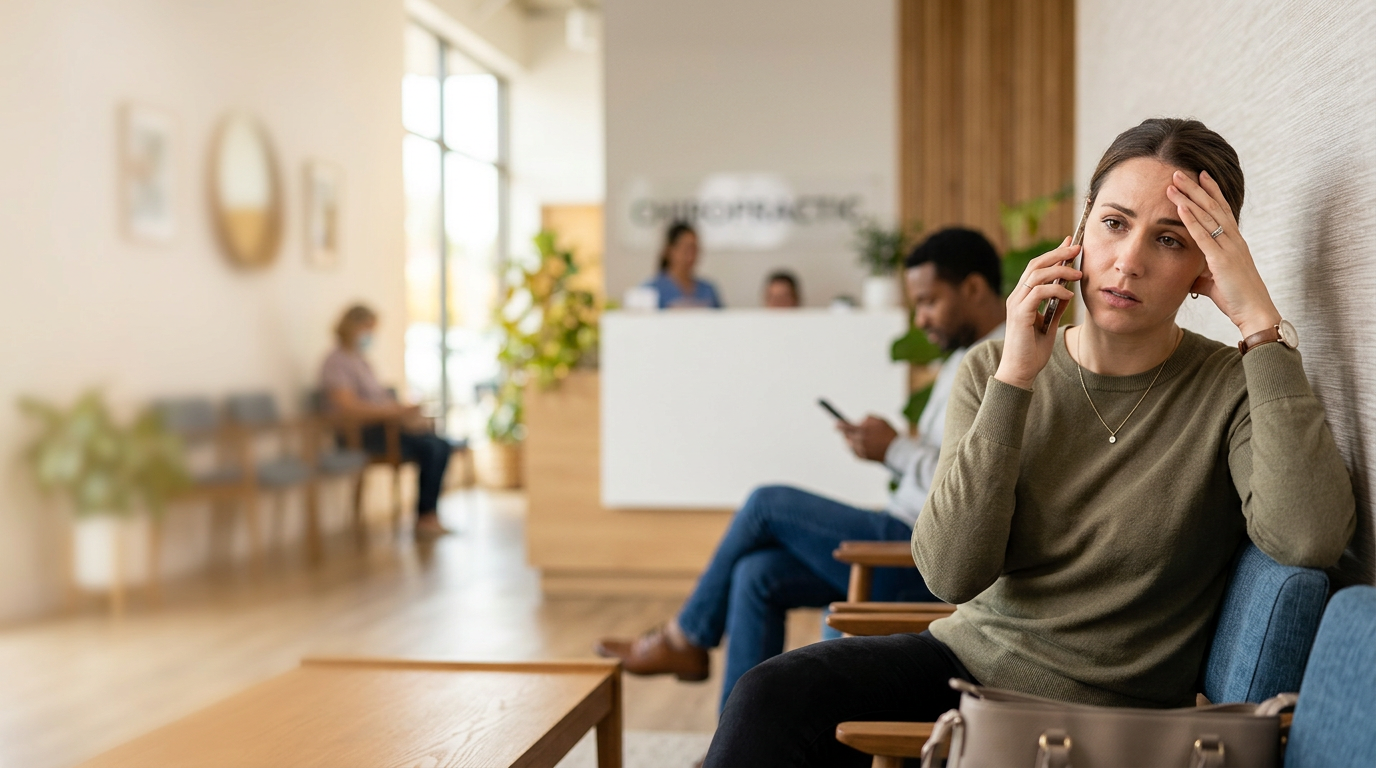 How Long Patient Hold Times Hurt Your Chiropractic Practice (And What to Do About It)
