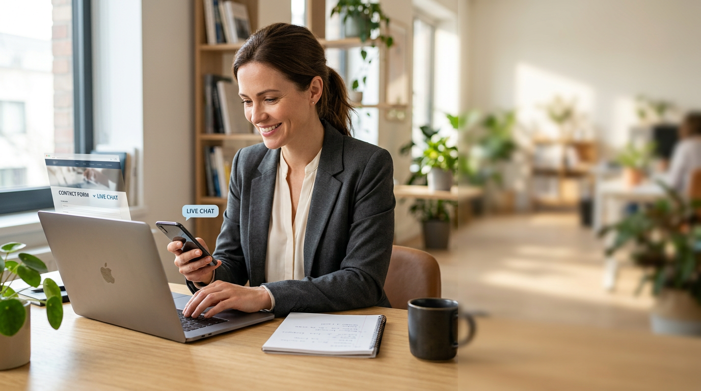 Contact Form vs Live Chat: Why Real-Time Answers Win More Customers